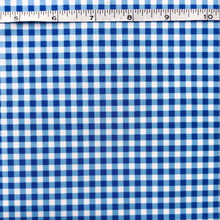 Load image into Gallery viewer, Printed Stretch Fabric- Gingham
